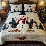 Ensemble de lit matelassé de 3 pièces - Amis des Neiges