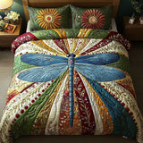 Ensemble de lit matelassé de 3 pièces - Libellule Dorée