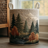 Mountain View | Panier à Linge Fait Main