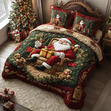 Housse de couette matelassée 3 pièces - Magie de Noël
