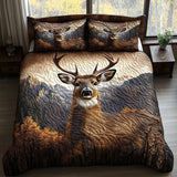 Ensemble de lit matelassé de 3 pièces - Animaux de la forêt