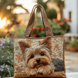 Sac à main artisanal matelassé “Yorkie Brillant”