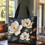 Sac à main artisanal matelassé "Magnolia Délicate"